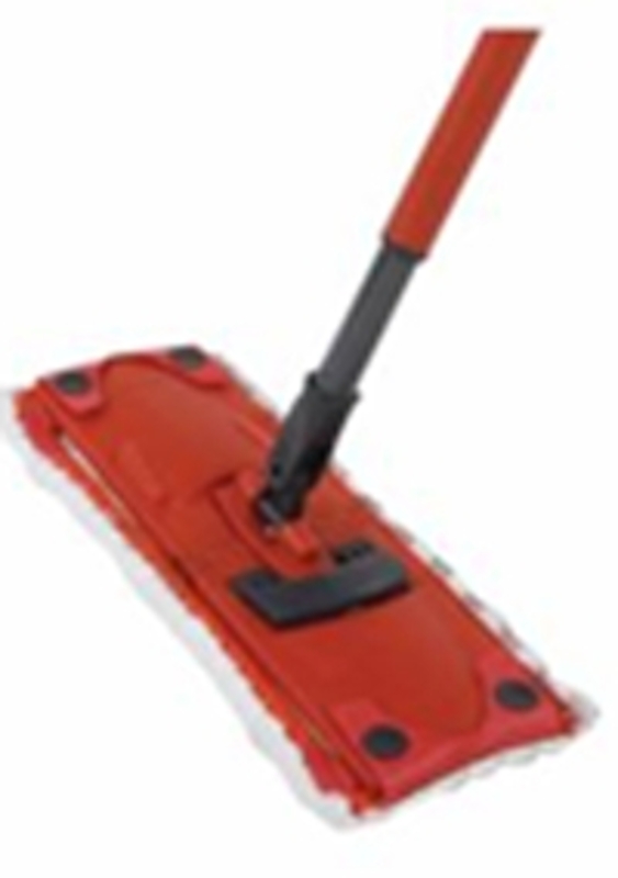 Vileda UltraMax 121228 Flat Mop, Gray/Red/White