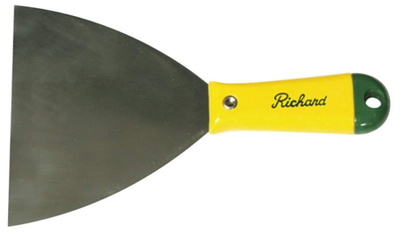 Richard H-5-F Putty Knife, Carbon Steel Blade, Polypropylene Handle