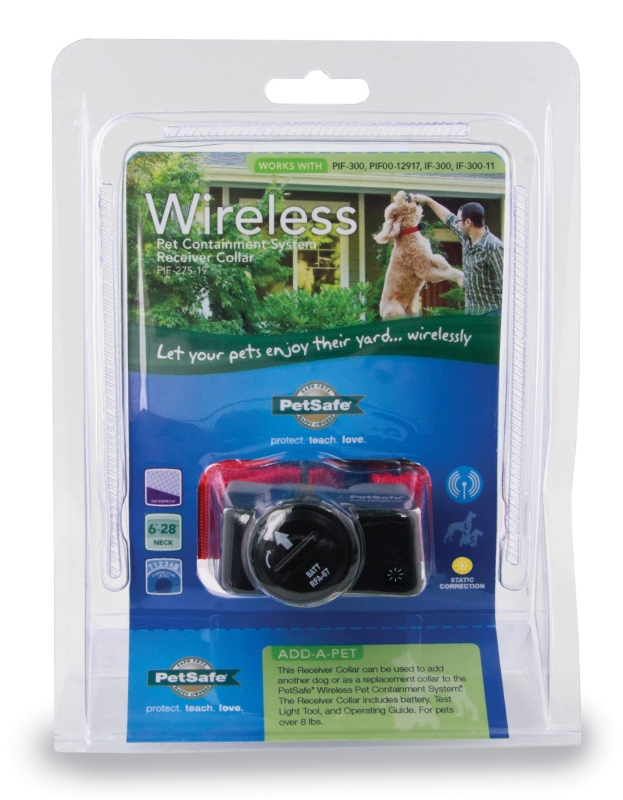 PetSafe PIF-275-19 Wireless Fence Collar, Plastic, Gray