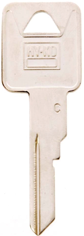 Hy-Ko 11010B63 Key Blank, Brass, Nickel