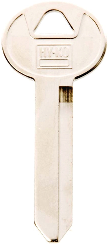 Hy-Ko 11010H50 Key Blank, Brass, Nickel, For: Ford Vehicle Locks