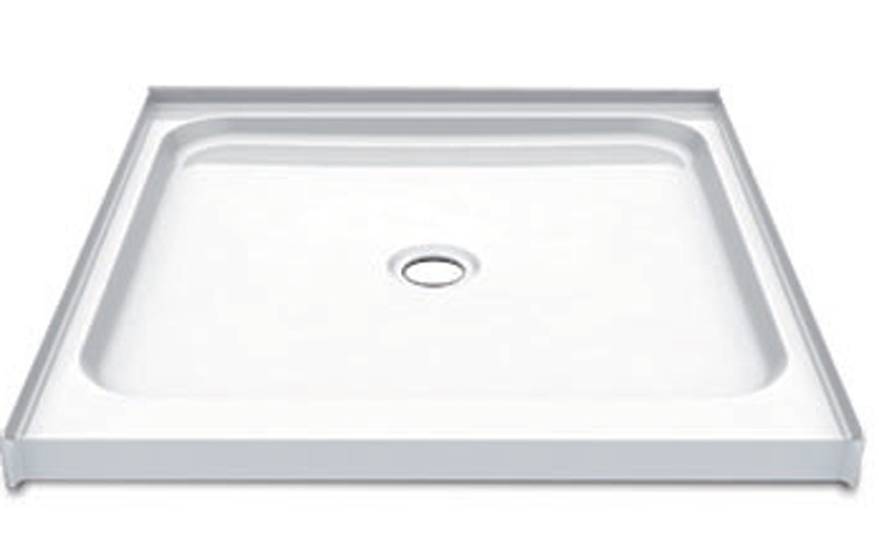 Maax 148022-000-002293 Shower Base, 32 in W, 32 in H, Fiberglass