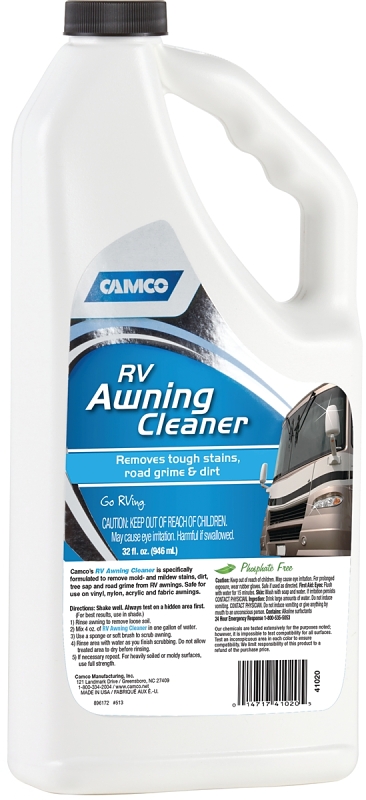 Camco USA 41020 Awning Cleaner, 32 oz Bottle, Liquid