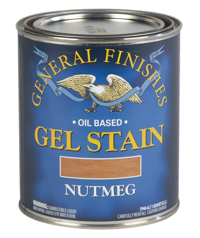 General Finishes NQ Stain, Nutmeg, Gel, Liquid, 1 qt, Can