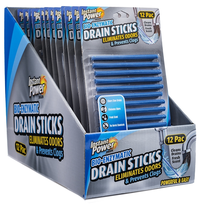 Instant Power 1507 Bio-Enzymatic Drain Stick, Solid