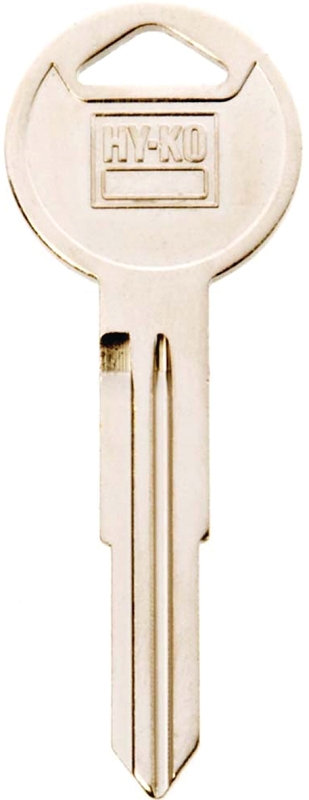 Hy-Ko 11010HD104 Automotive Key Blank, Brass, Nickel, For: Honda Vehicle Locks, HD104 Key Number