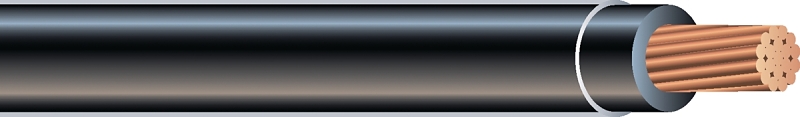 Southwire 22955983 Series Building Wire, Black Sheath, 14 AWG Wire, 1-Conductor, 50 ft L, Copper Conductor, Stranded