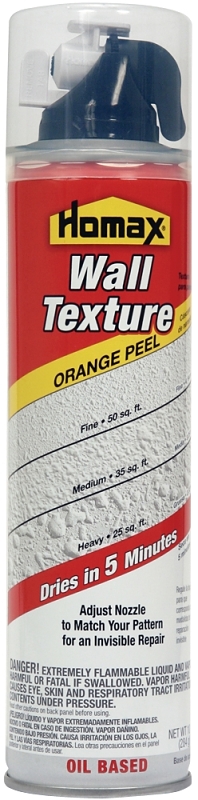 Homax 4050-06 Wall Texture, Liquid, Pungent Hydrocarbon, White, 10 oz