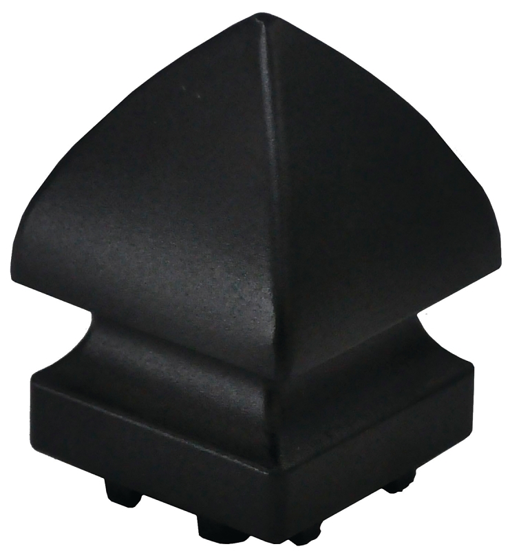 Regal DPC-P-BL Post Cap, Pyramid Top, Aluminum, Black
