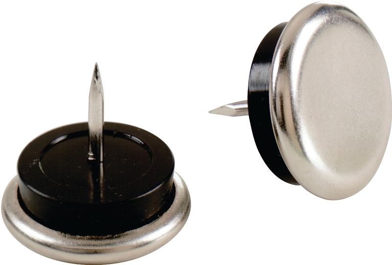 Shepherd Hardware 9100 Furniture Glide, Nickel, Silver