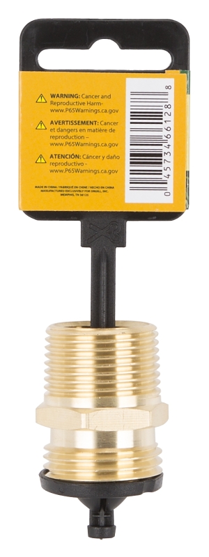 Landscapers Select GHADTRS-1 Hose Connector, 3/4 x 3/4 x 1/2 in, NH x MNPT x FNPT, Brass, Brass