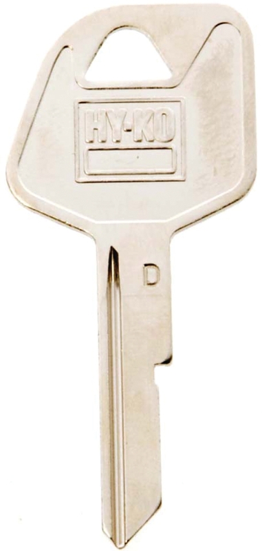 Hy-Ko 11010B67 Key Blank, Brass, Nickel, B67 Key Number