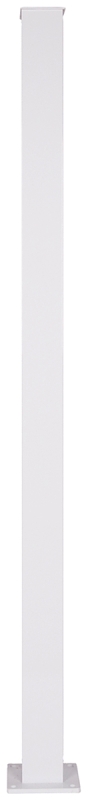 Regal RSP-0W Stair Post, 42 in H, 2-1/4 in W, Aluminum, White