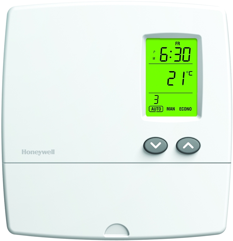 Honeywell RLV4350A1014/E1 Programmable Thermostat, 240 V, Backlit Display