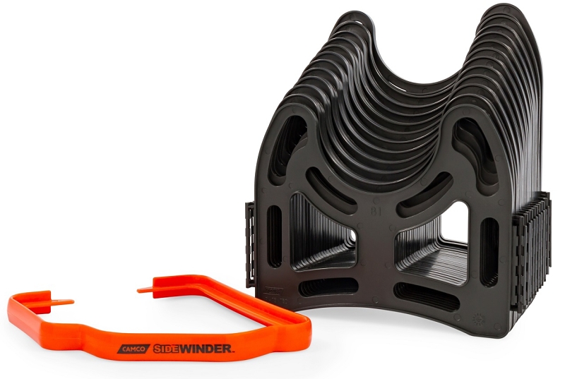 Camco USA Sidewinder 43031 Sewer Hose Support, 10 ft L, Plastic, Black
