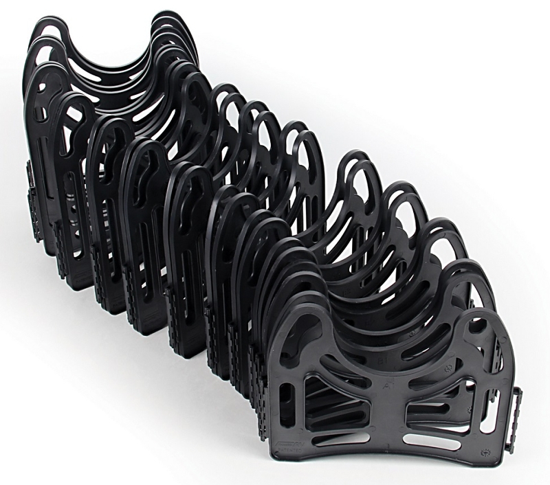 Camco USA Sidewinder 43031 Sewer Hose Support, 10 ft L, Plastic, Black
