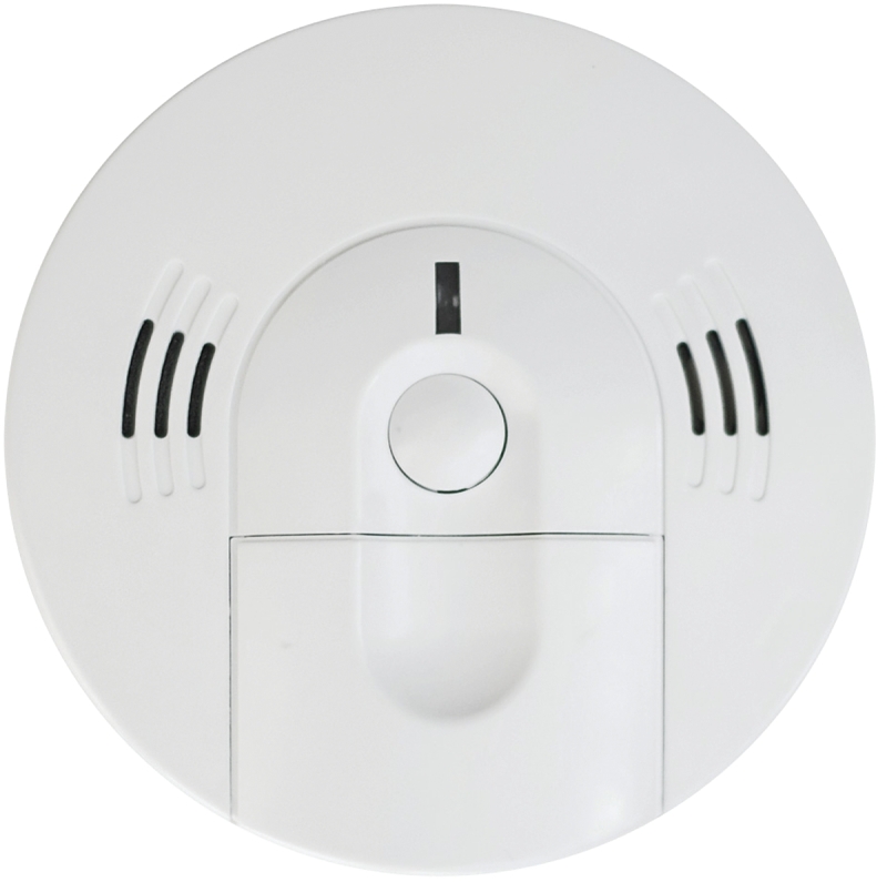 Kidde 900-0119 Gas Detector Alarm, 10 ft, LED Display, 85 dB, Alarm: Audio, Electrochemical, Ionization Sensor
