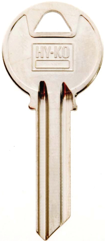 Hy-Ko 11010Y2 Key Blank, Brass, Nickel, For: Yale Cabinet, House Locks and Padlocks, Y2 Key Number
