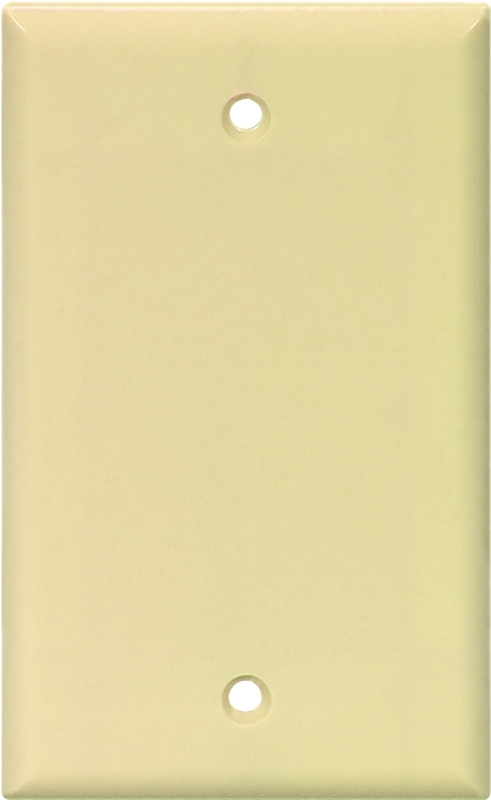 EATON 2129V-BOX Wallplate, 1-Gang, Thermoset, Ivory