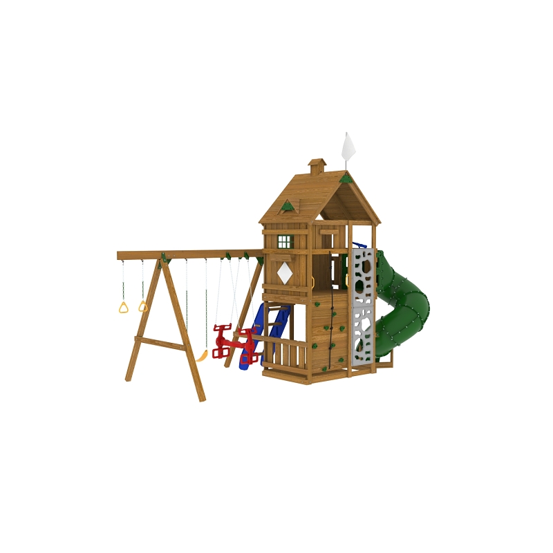 Playstar PS 7716 Series Build It Yourself Playset Kit, Specifications: 18 sq-ft Play Deck, 12 Activities
