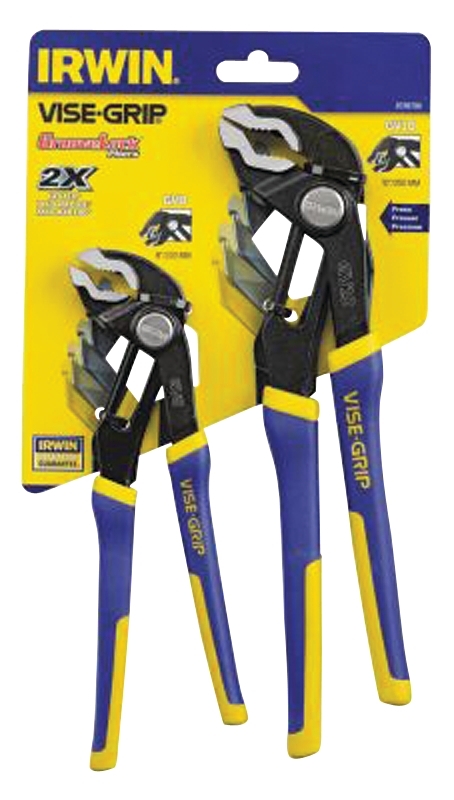 IRWIN 2078709 Plier Set, Steel, Blue/Yellow