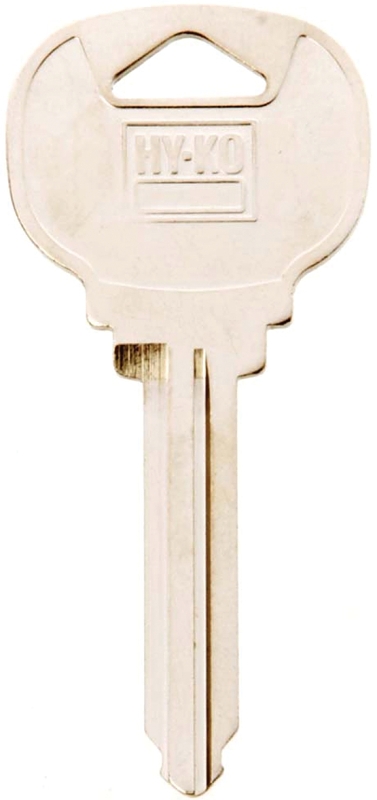 Hy-Ko 11010H59 Key Blank, Brass, Nickel, For: Ford, Lincoln, Mercury Vehicles, H59 Key Number