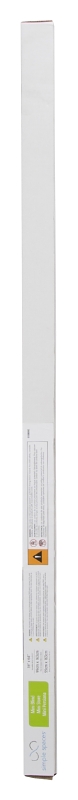 Simple Spaces PVCMB-12A Blind, 64 in L, 39 in W, Vinyl, White