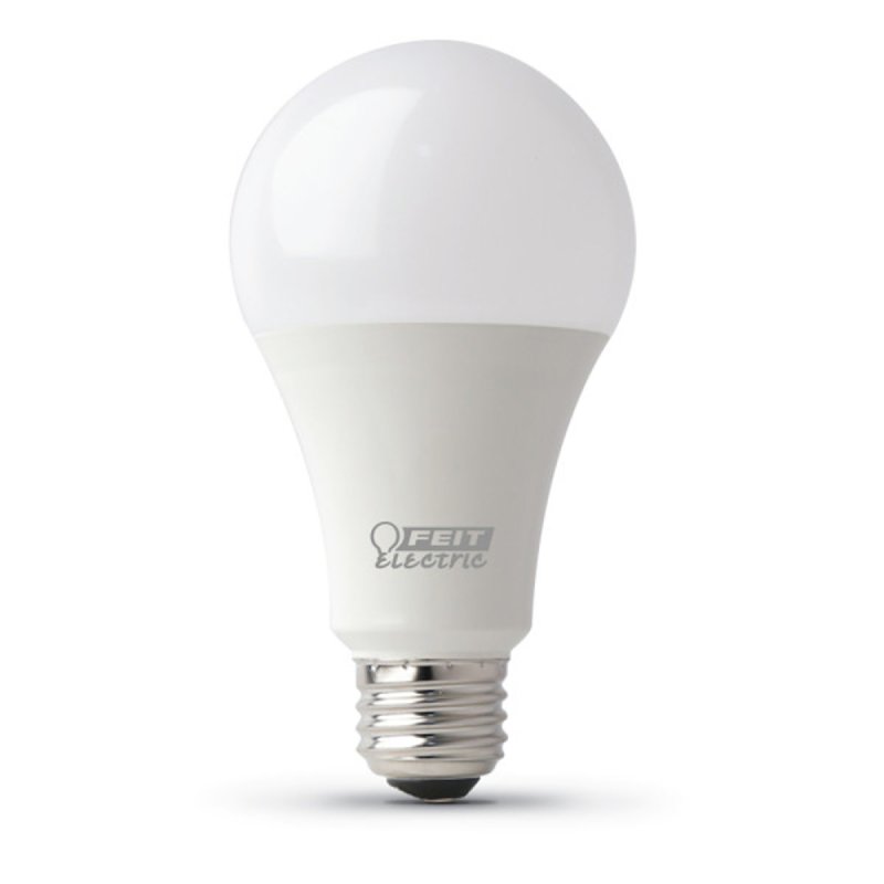 Feit Electric OM100/930CA10K/2 LED Bulb, General Purpose, 1600 Lumens, 17.7 W, A21 Lamp, 100 W Equivalent, Bright White
