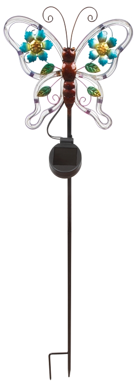 Boston Harbor 26528 Solar Stick Light, Ni-Mh Battery, AAA Battery, 20-Lamp, LED Lamp, Metal/Plastic Fixture