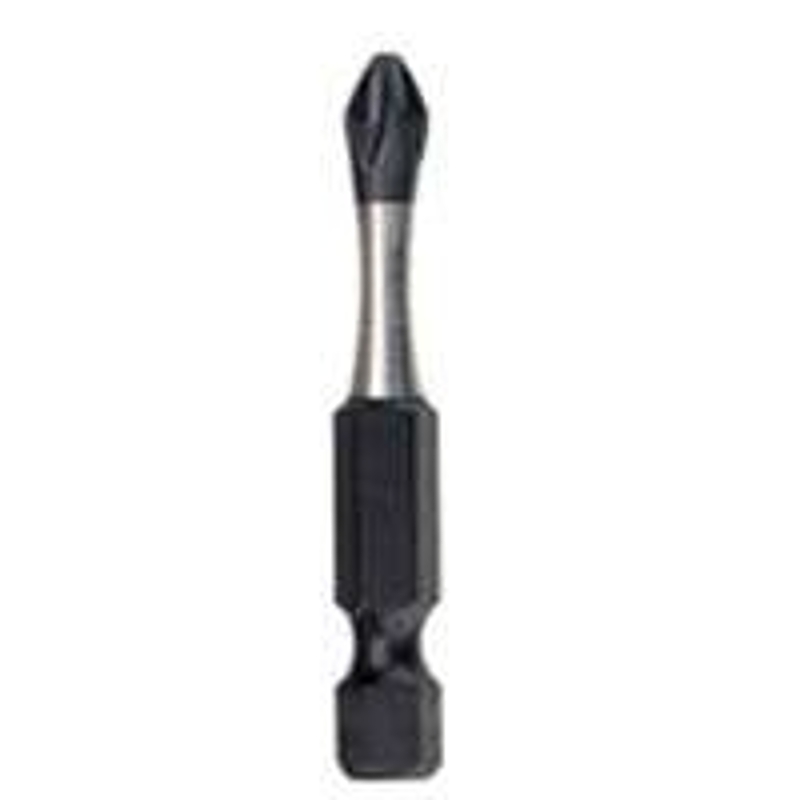 Milwaukee 48-32-4463 Power Bit, #3 Drive, Phillips Drive, 1/4 in Shank, Hex Shank, 2 in L, Proprietary Steel