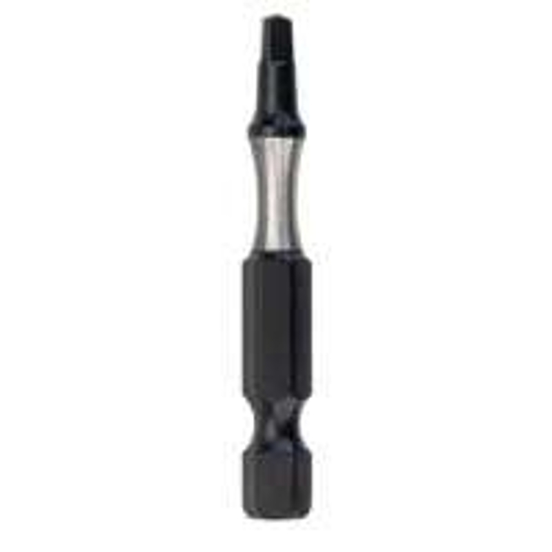 Milwaukee 48-32-4471 Power Bit, #1 Drive, Square Recess Drive, 1/4 in Shank, Hex Shank, 2 in L, Proprietary Steel