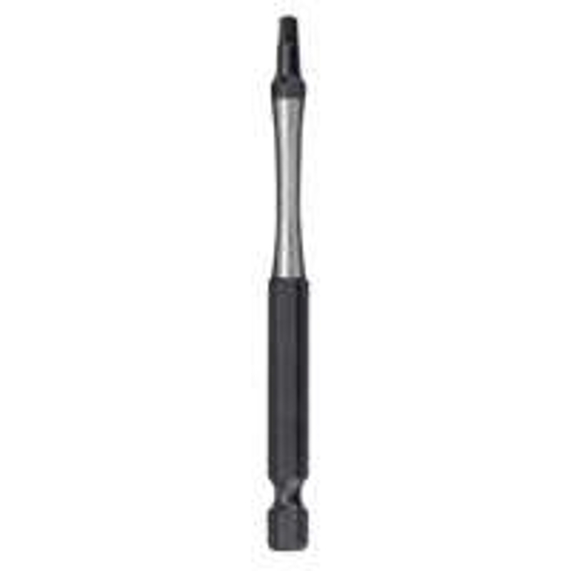 Milwaukee 48-32-4572 Power Bit, #2 Drive, Square Recess Drive, 1/4 in Shank, Hex Shank, 3-1/2 in L