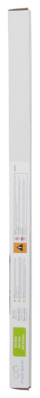 Simple Spaces PVCMB-17A Blind, 72 in L, 30 in W, Vinyl, White