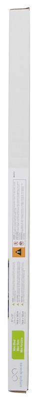 Simple Spaces PVCMB-18A Blind, 72 in L, 31 in W, Vinyl, White