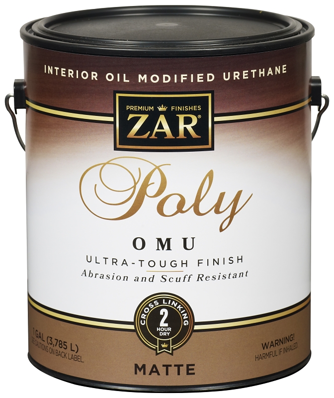 ZAR 36413 Polyurethane, Liquid, Antique Flat, 1 gal, Can
