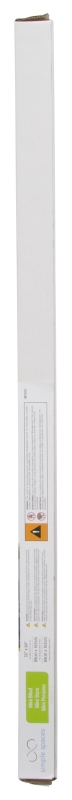 Simple Spaces PVCMB-10AA Blind, 64 in L, 35 in W, Vinyl, Alabaster