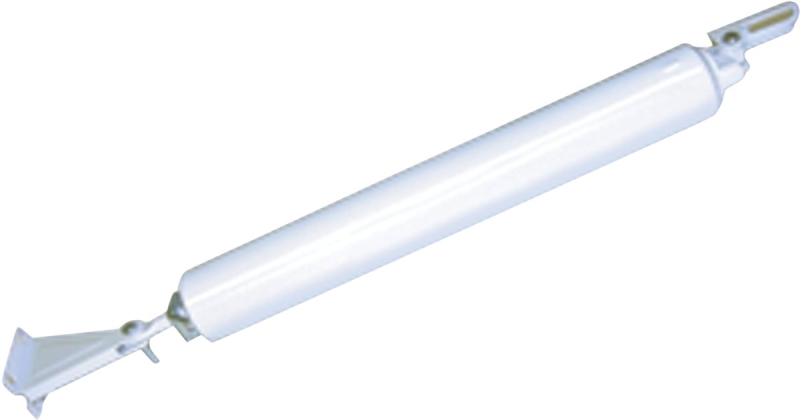 Ideal Security SK1730W Pneumatic Door Closer, White, 10-1/2 in L, Aluminum, 90 deg Opening, 60 lb
