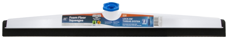 Unger Professional 975350 Floor Squeegee, 22 in Blade, Foam Rubber Blade