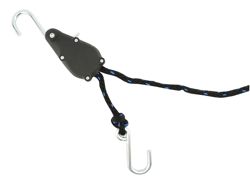 Erickson 01801 Tite Rope, 3/8 in W, 8 ft L, Polypropylene, Black, 250 lb Working Load