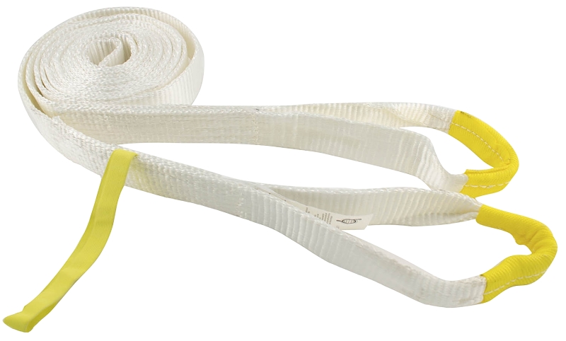 Erickson 59500 Recovery Strap, 9000 lb, 2 in W, 20 ft L, White