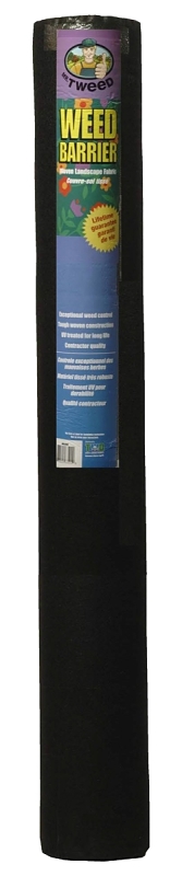 TWD TWDWB4 Weed Barrier, 4 ft L, 300 ft W, Fabric