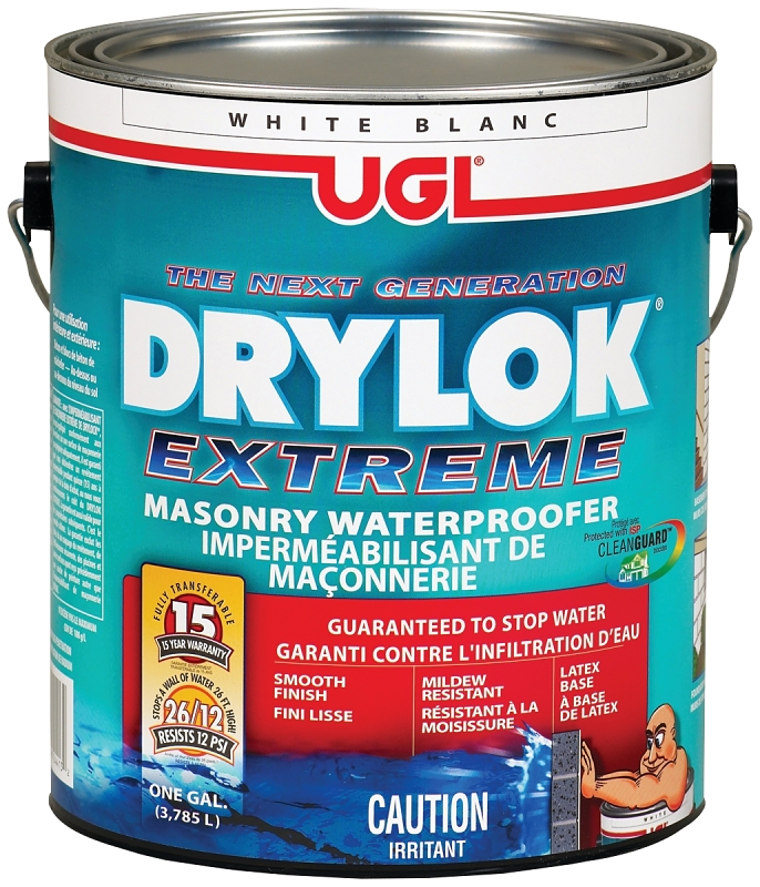 Drylok 24413 Masonry Waterproofer, White, 3.78 L