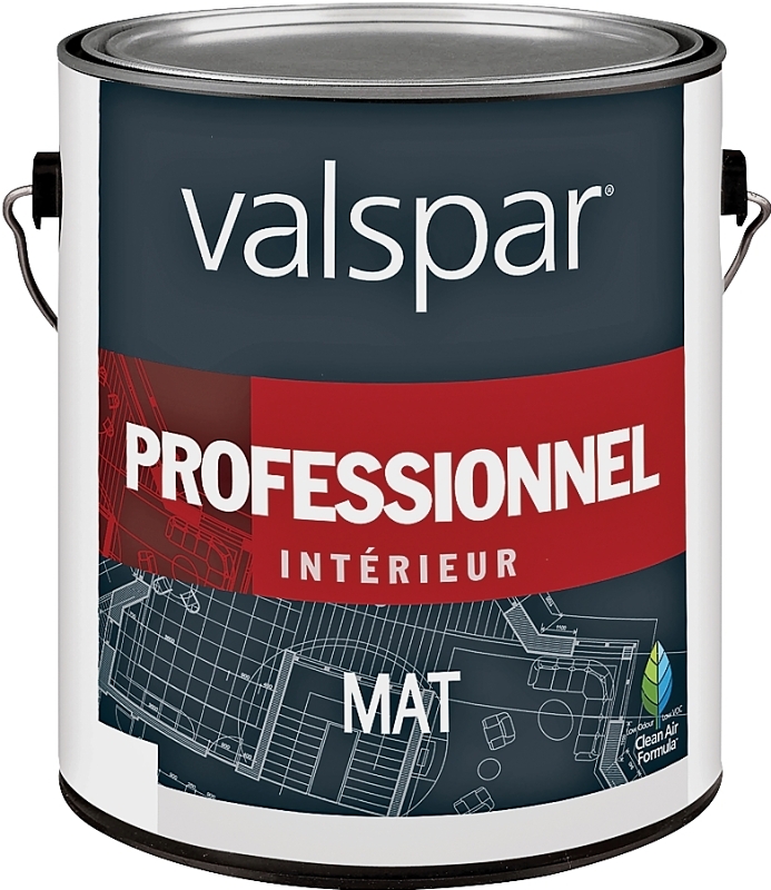 Valspar 11600 Series 11600-1GAL Interior Paint, Flat Sheen, High-Hide White, 1 gal, Can, 350 to 450 sq-ft Coverage Area