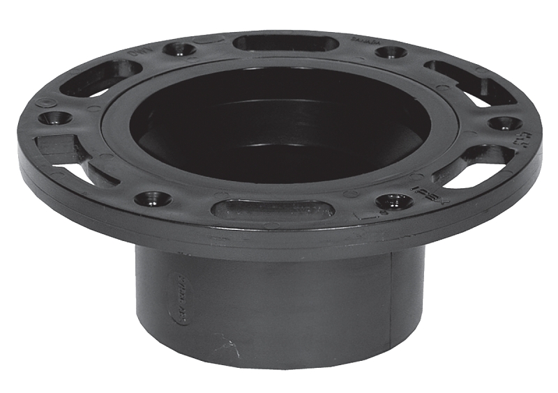 IPEX 027586 Closet Flange Hub, 4 x 3 in Dimensions, Hub, ABS