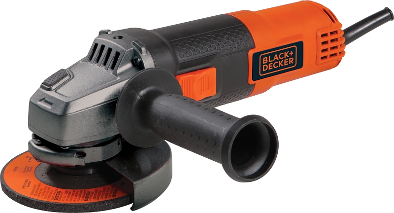 Black+Decker BDEG400 Angle Grinder, 6.5 A, 5/8-11 Spindle, 4-1/2 in Dia Wheel, 10,000 rpm Speed