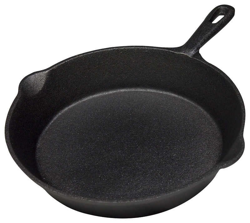 World Famous 1348 Camping Skillet, 10-1/2 in Dia, Cast Iron