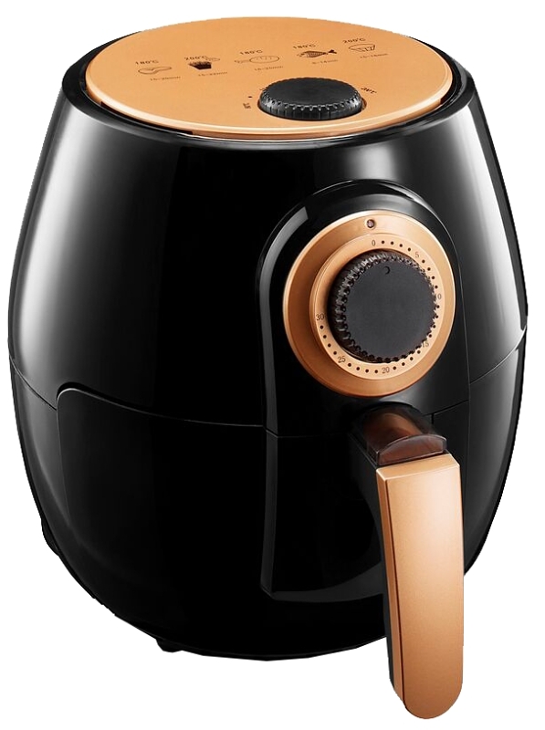 E.MISHAN & SONS GOTHAM STEEL 2048 Air Fryer, 2.6 qt Capacity, Black 