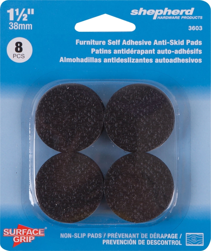 Shepherd Hardware 3603 Non-Slip Pad, Foam, Black