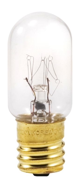 Sylvania 18365 Incandescent Lamp, 25 W, T8 Lamp, Intermediate E17 Lamp Base, 230 Lumens Lumens, 2850 K Color Temp