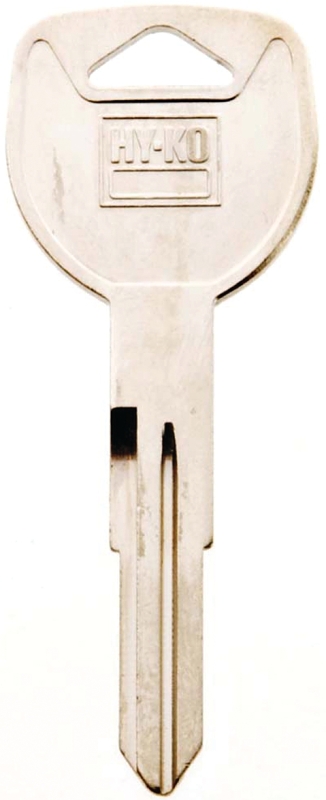 Hy-Ko 11010HD103 Automotive Key Blank, Brass, Nickel, For: Honda Vehicle Locks, HD103 Key Number